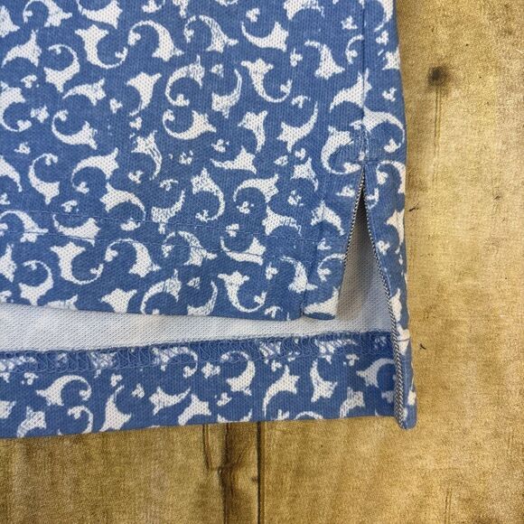 Johnnie-O Performance Polo Shirt Mens XL Emerald Bay Golf Logo - Picture 11 of 13